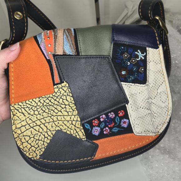 Coach Patchwork Saddle Bag Coach 1941 SD-20115 RARE LIMITED EDITION - Picture 11 of 13